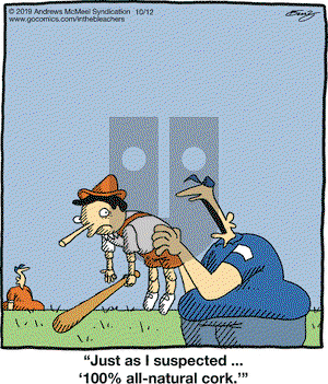 In the Bleachers on Saturday October 12, 2019 Comic Strip