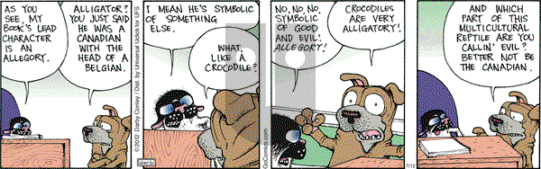 Get Fuzzy on Thursday July 12, 2012 Comic Strip