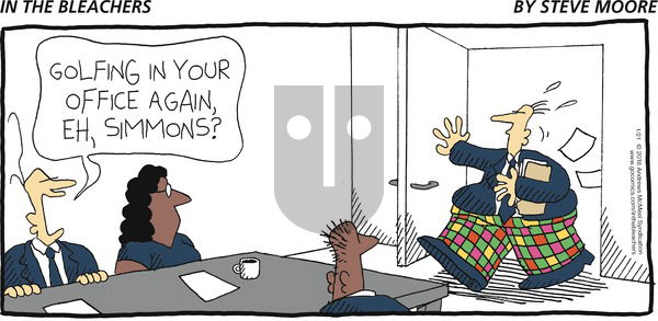 In the Bleachers on Sunday January 21, 2018 Comic Strip