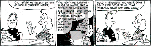 Luann on Saturday November 20, 1993 Comic Strip