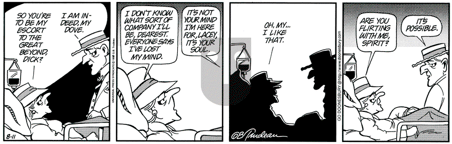 Doonesbury - Tuesday August 11, 1998 Comic Strip