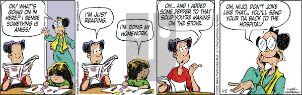 Baldo on Wednesday January 2, 2002 Comic Strip