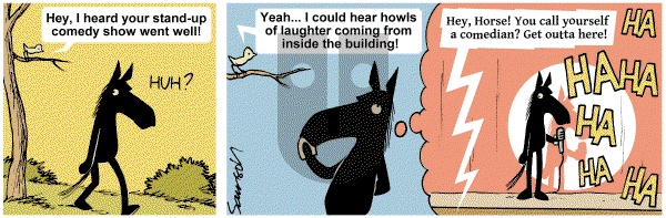 Dark Side of the Horse on Monday December 12, 2011 Comic Strip