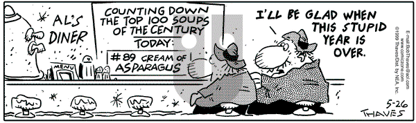Frank and Ernest on Wednesday November 24, 1999 Comic Strip