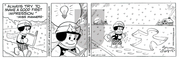 Nancy on Saturday December 26, 1998 Comic Strip