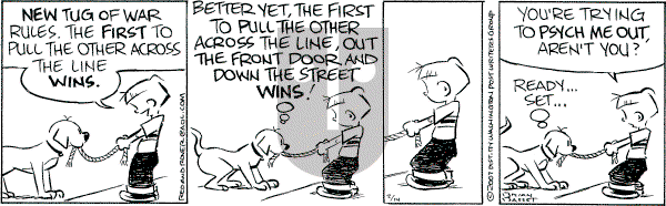 Red and Rover on Wednesday February 14, 2007 Comic Strip