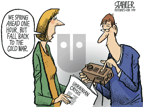 Jeff Stahler on Saturday March 8, 2014 Comic Strip