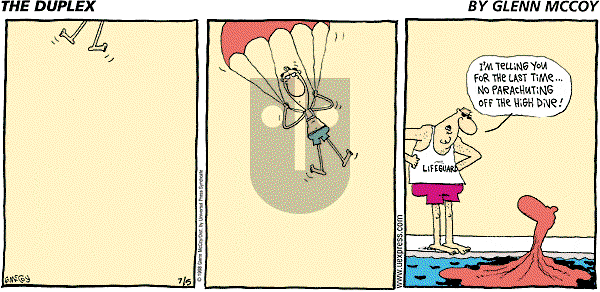 The Duplex on Thursday August 27, 1998 Comic Strip