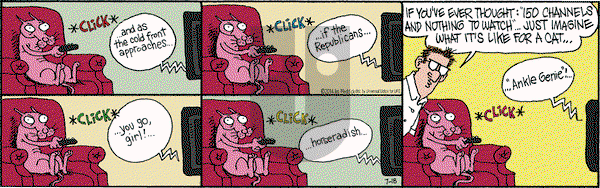 Monty on Friday July 18, 2014 Comic Strip