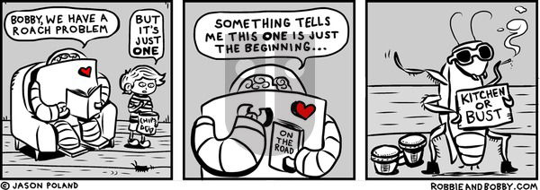 Robbie and Bobby on Sunday April 6, 2025 Comic Strip