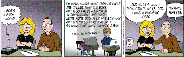 Luann - Friday August 26, 2022 Comic Strip