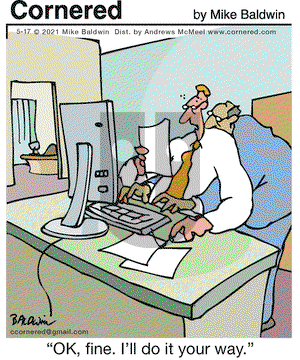 Cornered on Monday May 17, 2021 Comic Strip