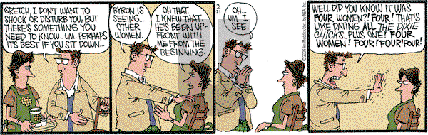 Monty on Saturday March 21, 2009 Comic Strip