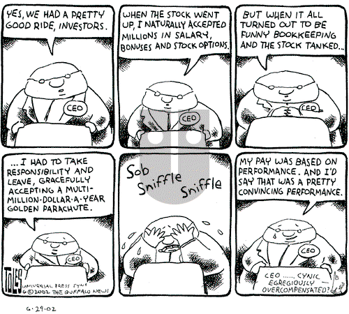 Tom Toles on Monday June 24, 2002 Comic Strip