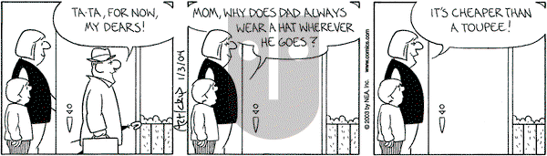 The Born Loser on Saturday February 7, 2004 Comic Strip