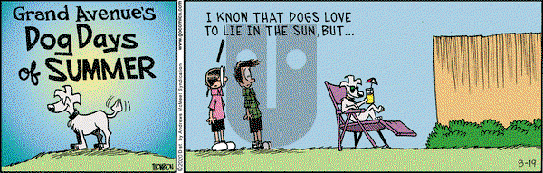 Grand Avenue on Wednesday August 19, 2020 Comic Strip
