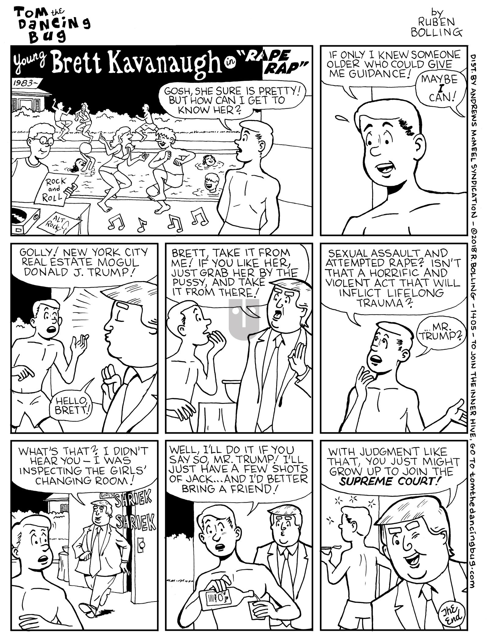 Tom the Dancing Bug - Monday September 17, 2018 Comic Strip