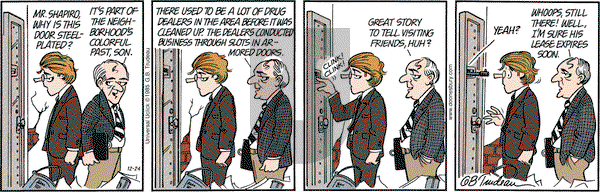 Doonesbury on Thursday December 24, 2015 Comic Strip