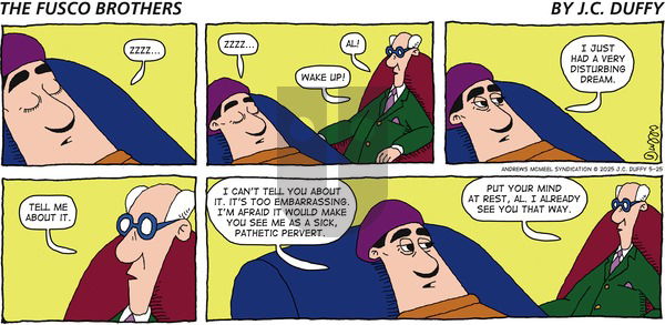 The Fusco Brothers on Sunday May 25, 2025 Comic Strip