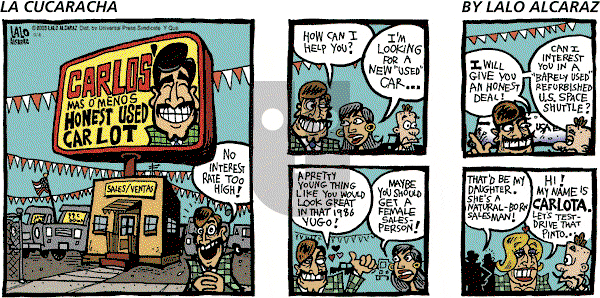 La Cucaracha on Sunday September 4, 2005 Comic Strip