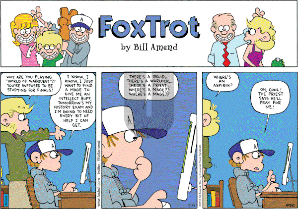 FoxTrot on Sunday May 23, 2010 Comic Strip
