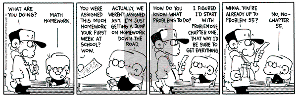 FoxTrot - Saturday September 6, 1997 Comic Strip