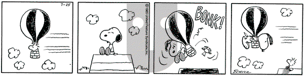 Peanuts on Thursday July 25, 1985 Comic Strip