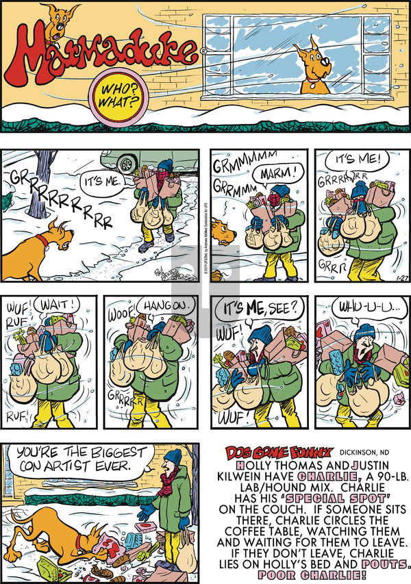 Marmaduke on Sunday January 27, 2019 Comic Strip