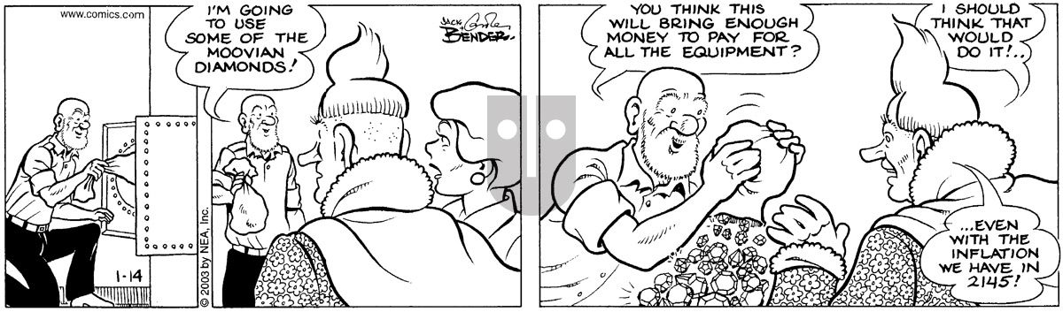 Alley Oop - Tuesday January 14, 2003 Comic Strip