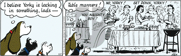 Fred Basset on Saturday August 27, 2016 Comic Strip