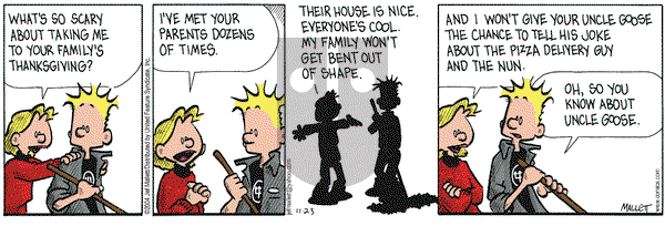 Frazz on Tuesday November 23, 2004 Comic Strip