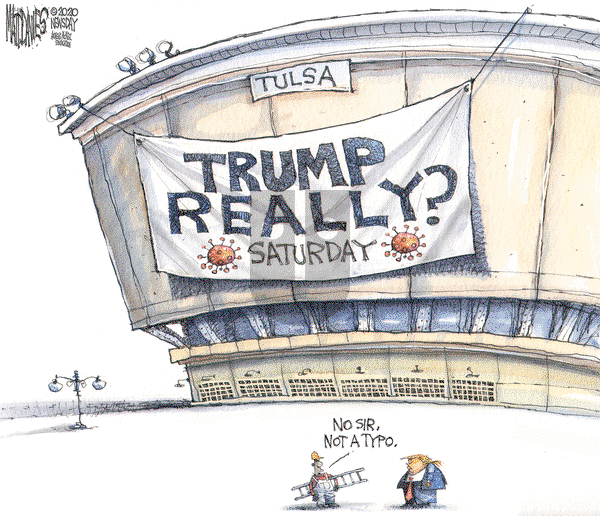 Matt Davies on Friday June 19, 2020 Comic Strip
