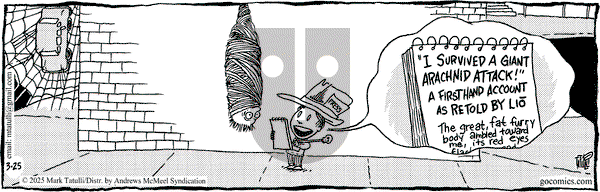 Lio on Tuesday March 25, 2025 Comic Strip