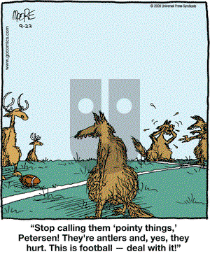 In the Bleachers on Tuesday September 22, 2009 Comic Strip