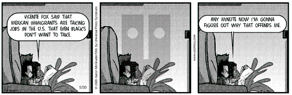 The Boondocks on Monday December 31, 2012 Comic Strip