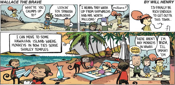 Wallace the Brave on Sunday January 13, 2019 Comic Strip
