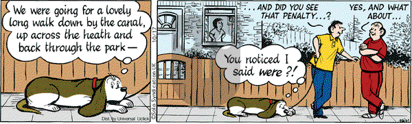 Fred Basset on Saturday October 17, 2015 Comic Strip