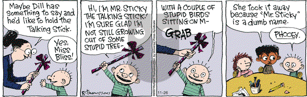 Cul de Sac on Monday November 26, 2012 Comic Strip