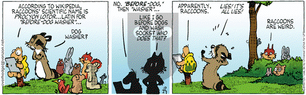 Over the Hedge on Tuesday October 27, 2015 Comic Strip