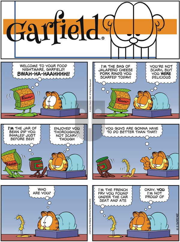 Garfield on Sunday May 10, 2020 Comic Strip