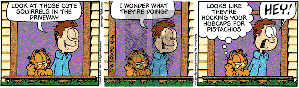 Garfield on Thursday September 6, 2007 Comic Strip