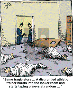 In the Bleachers on Monday April 19, 2010 Comic Strip