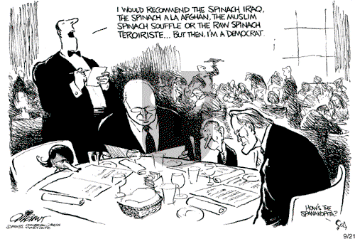 Pat Oliphant on Thursday September 21, 2006 Comic Strip