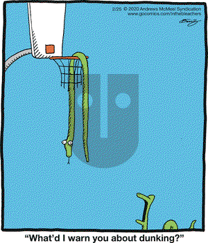 In the Bleachers on Tuesday February 25, 2020 Comic Strip