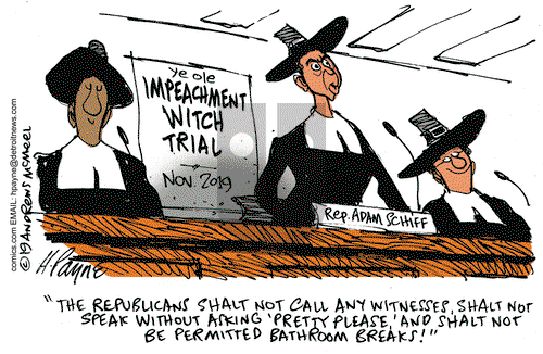 Henry Payne on Tuesday November 12, 2019 Comic Strip