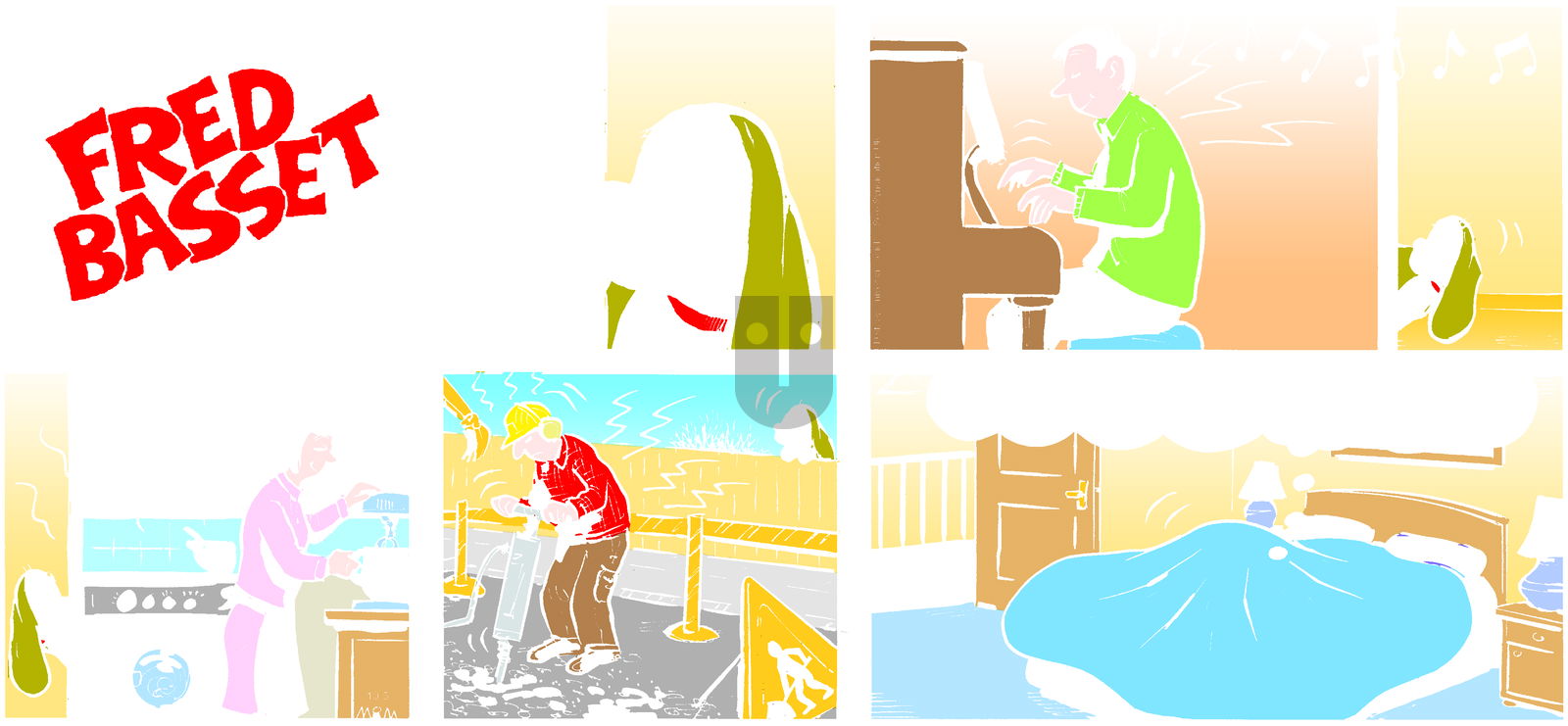 Fred Basset on Sunday October 5, 2014 Comic Strip