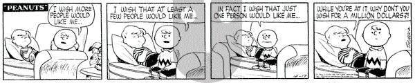 Peanuts on Saturday December 17, 1955 Comic Strip