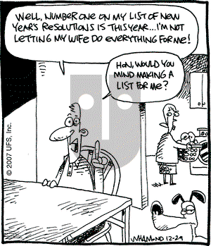 Reality Check on Saturday December 29, 2007 Comic Strip