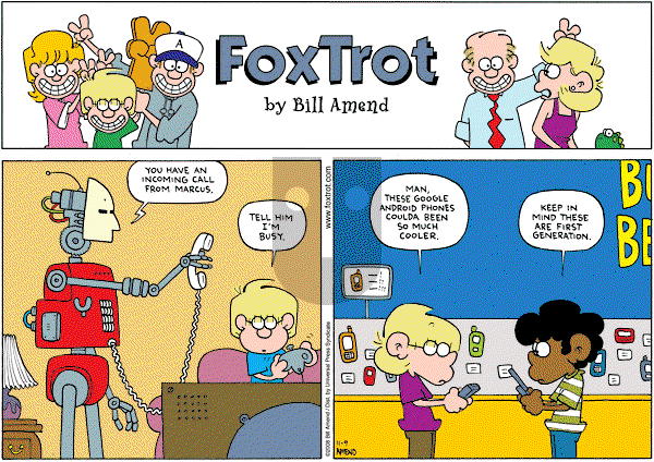 FoxTrot on Sunday November 9, 2008 Comic Strip