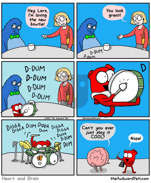 The Awkward Yeti on Thursday November 5, 2015 Comic Strip